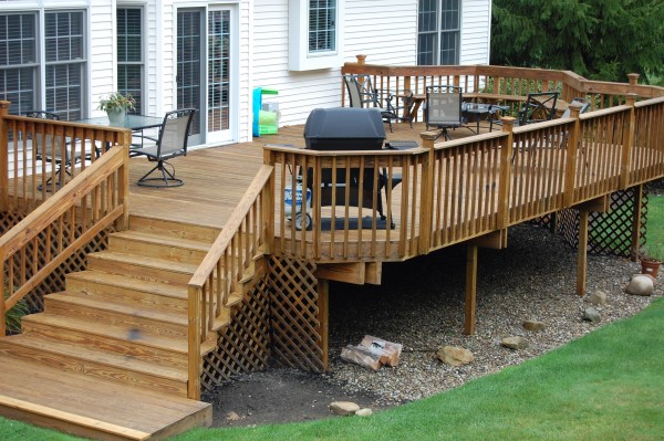 Backyard Deck Cost Photo 5 Design Your Home