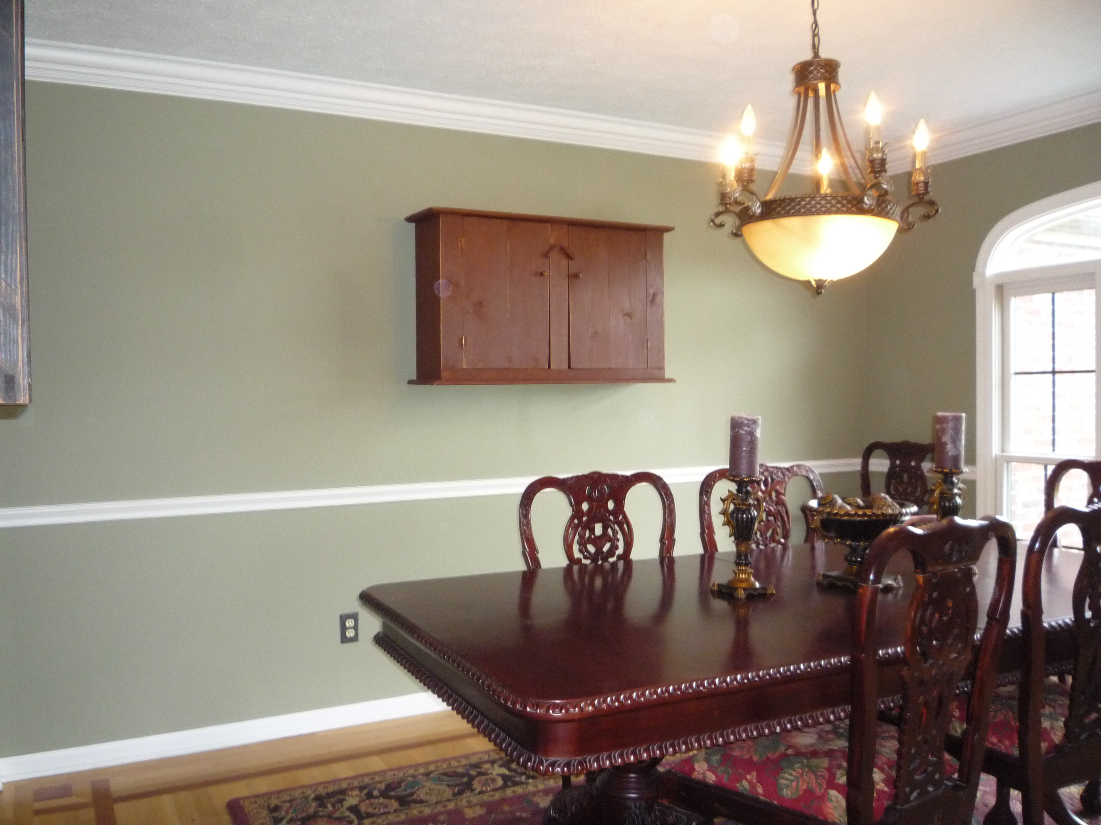 Chair Rail Height In Dining Room
