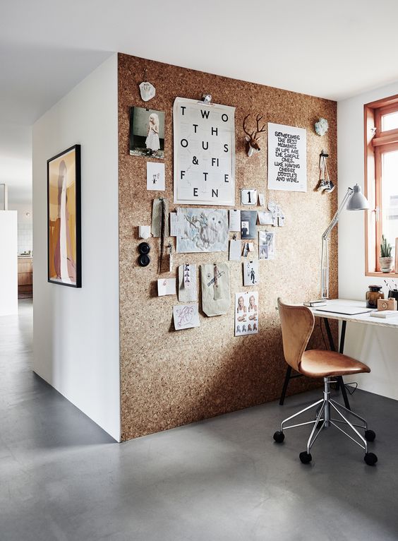 Home office wall decor ideas - large and beautiful photos. Photo to