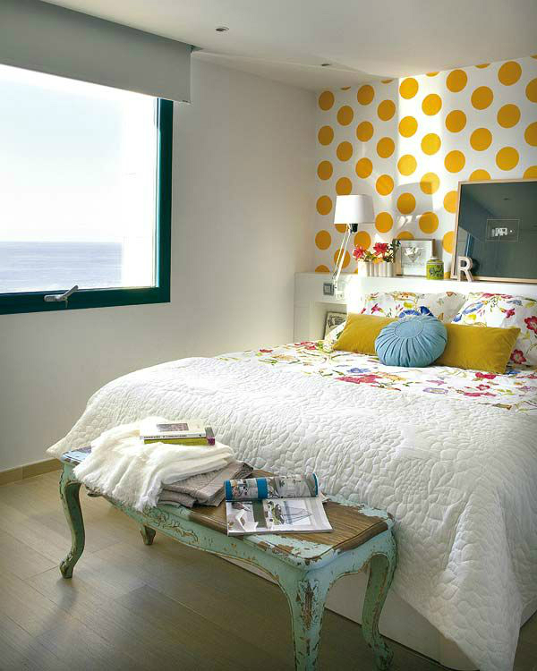 accent walls bedroom photo - 2