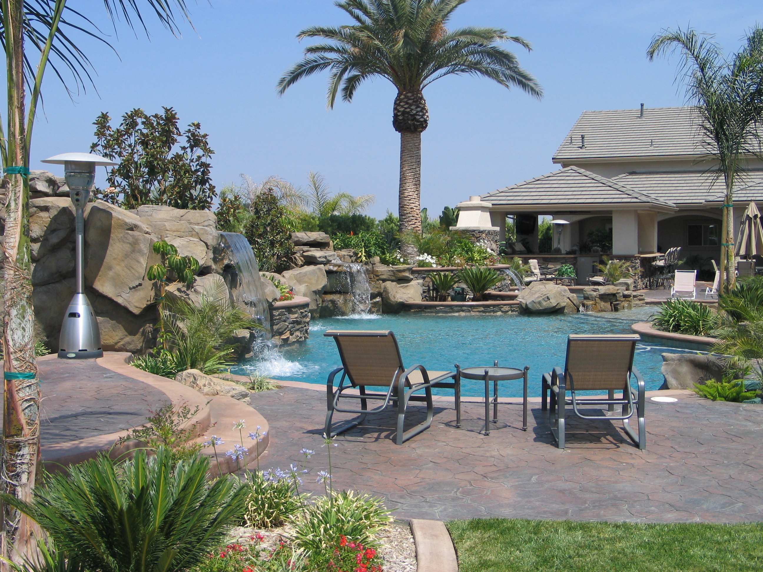 long backyard pool