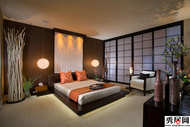 asian inspired bedrooms photo - 1