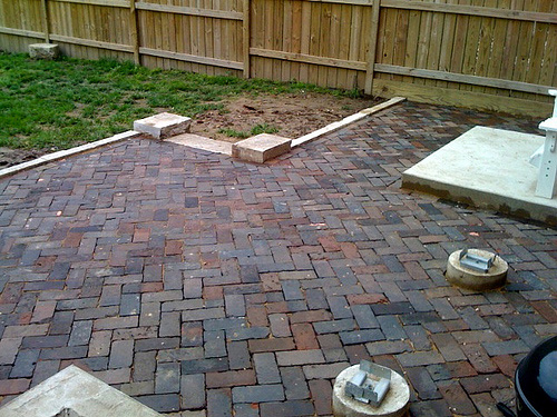 backyard bricks photo - 1