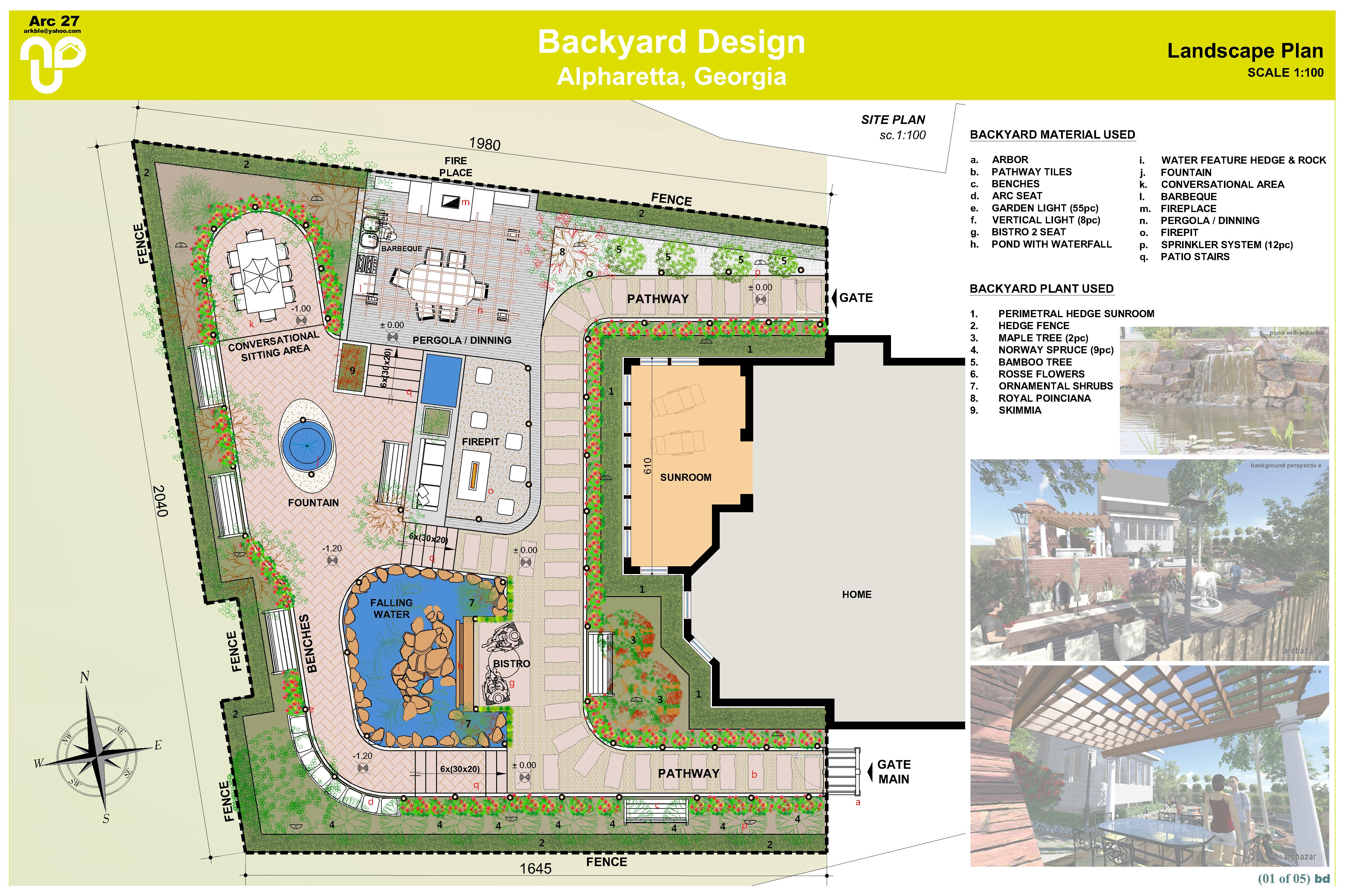 backyard design plans photo - 1