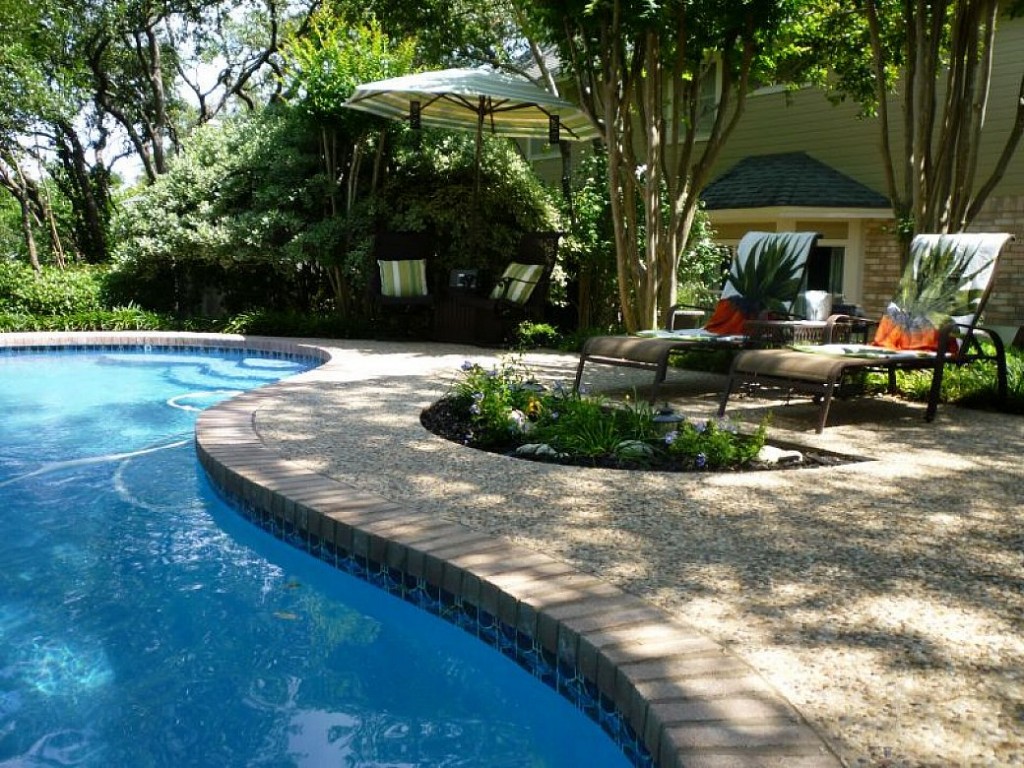 backyard design with pool photo - 1