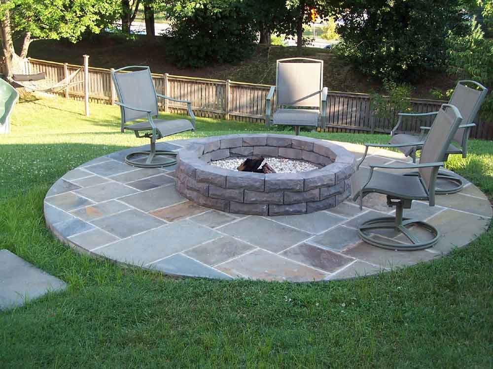 backyard firepit photo - 1