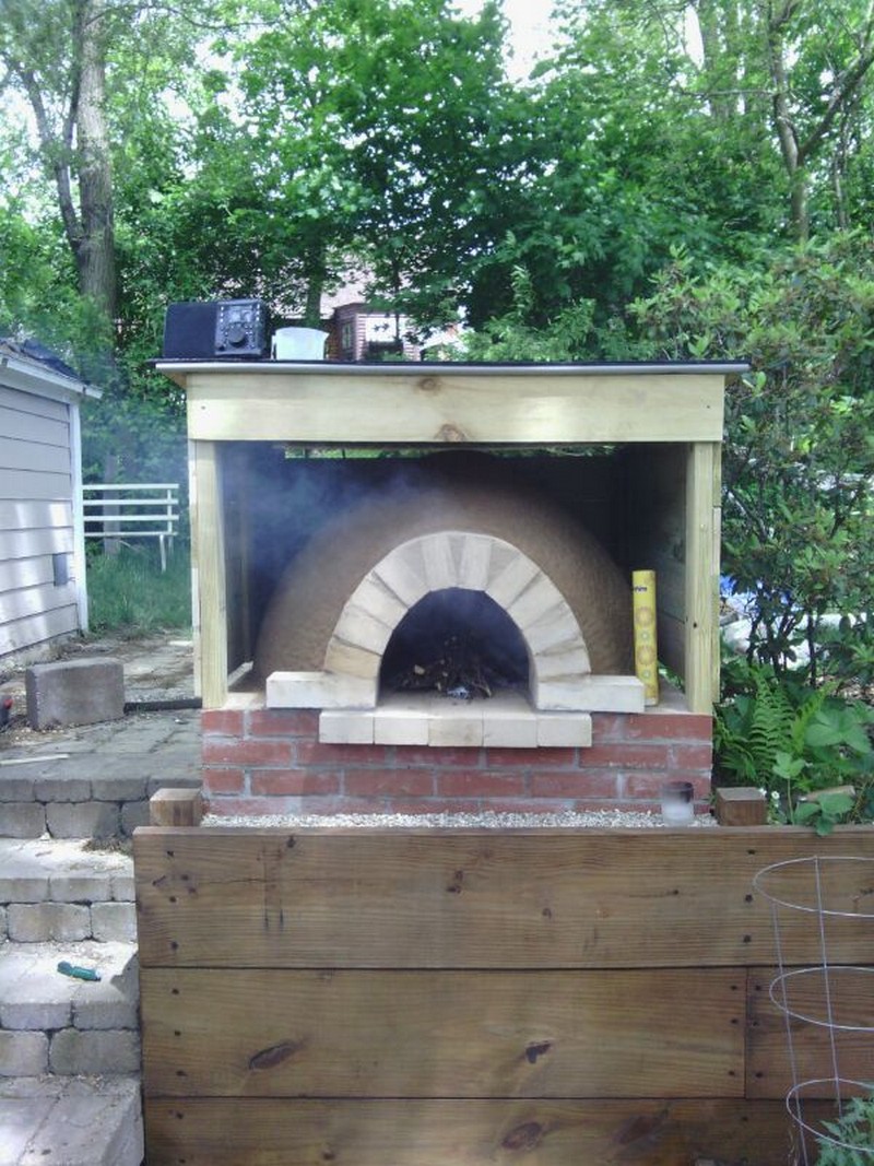backyard pizza oven diy photo - 2