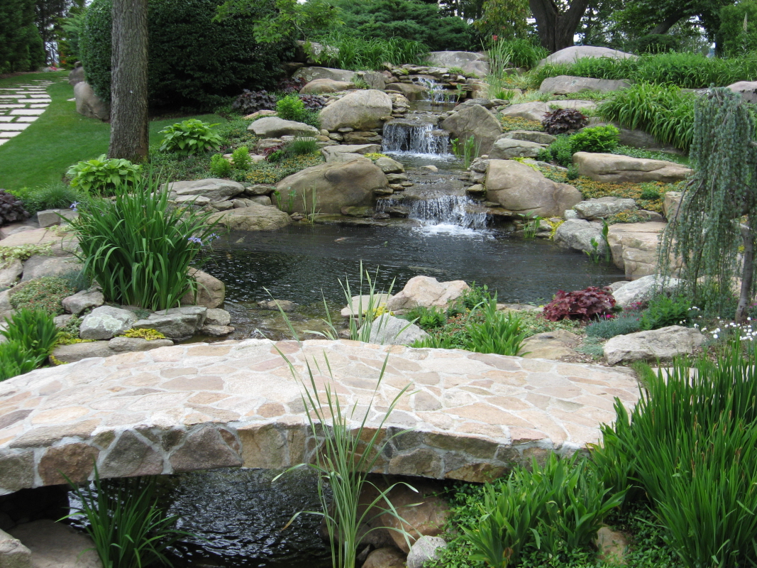 backyard ponds and fountains photo - 1