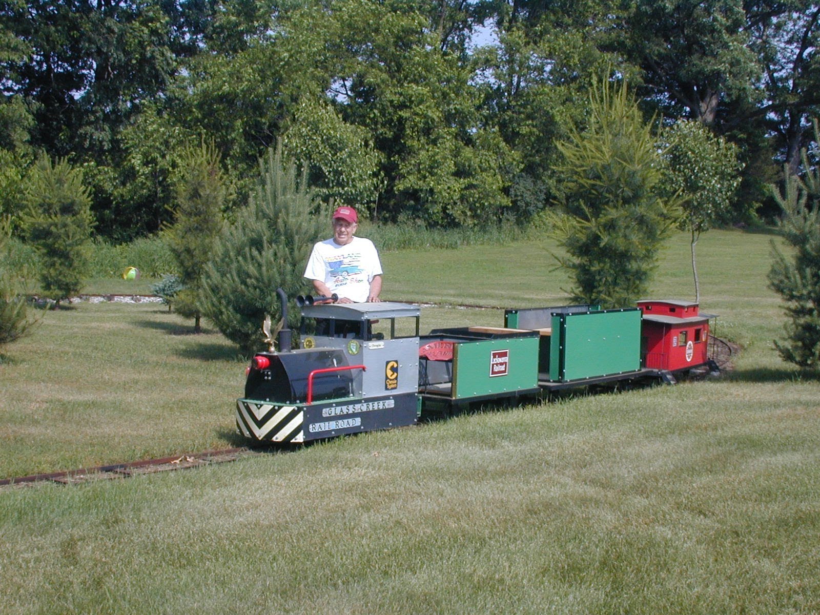 backyard train photo - 1