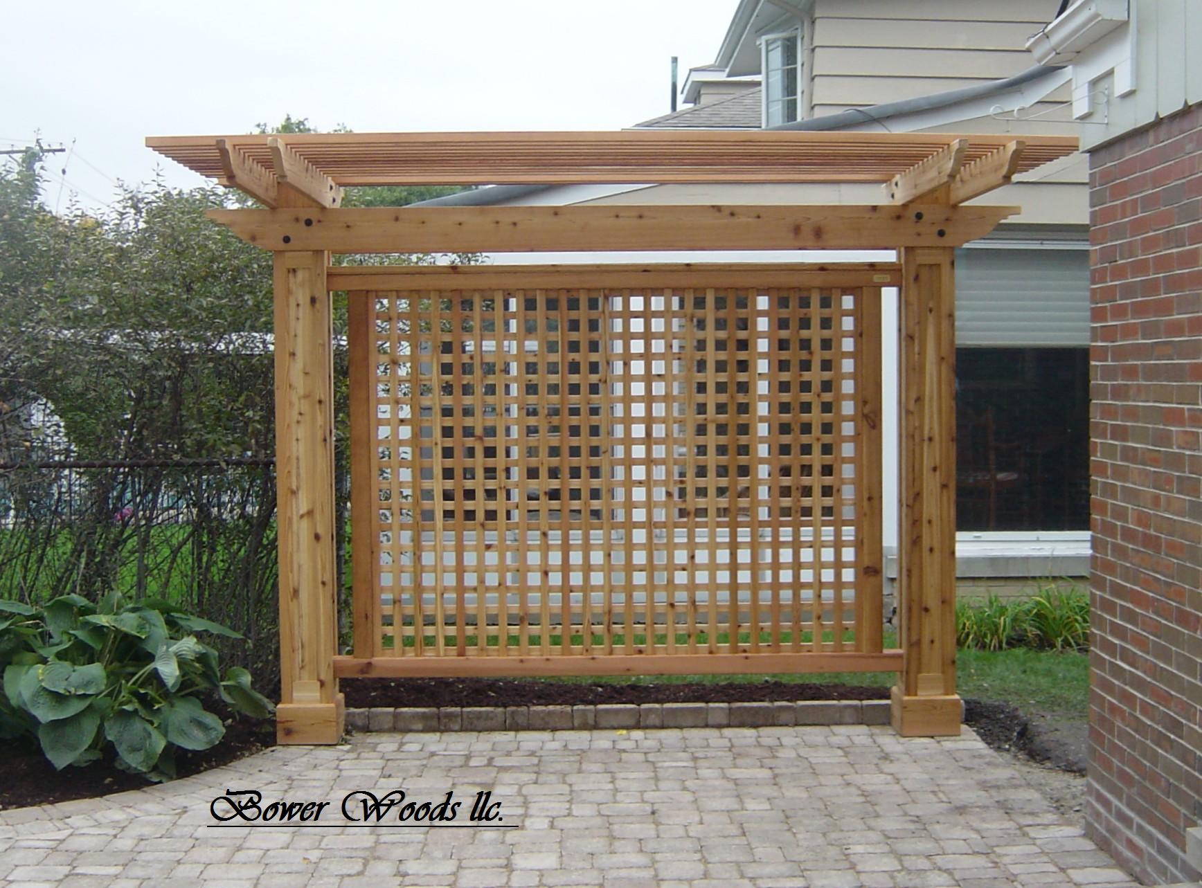 backyard trellis ideas photo - 1