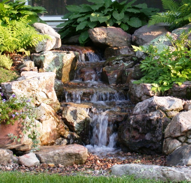 backyard waterfall pictures photo - 1