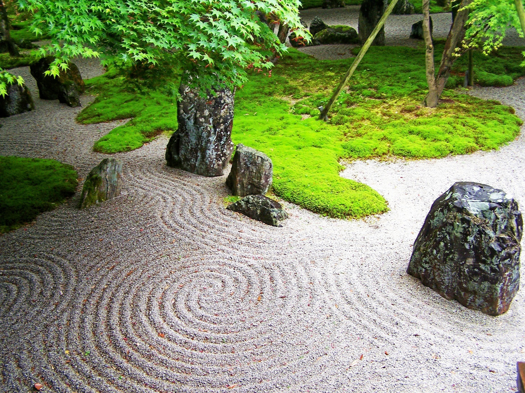 backyard zen garden photo - 1