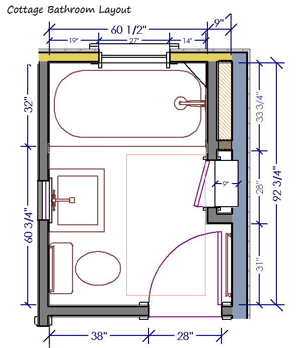 bathroom layout planner photo - 1