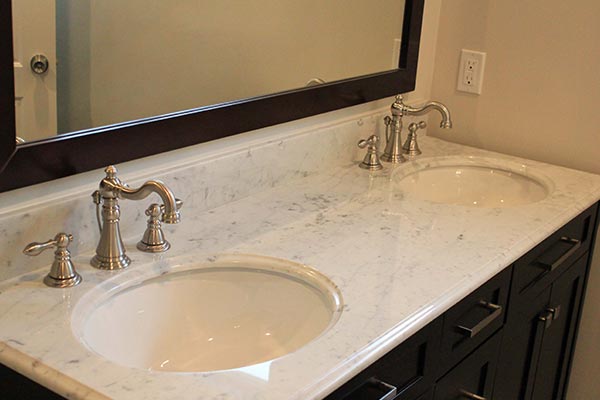 bathroom marble countertops photo - 1