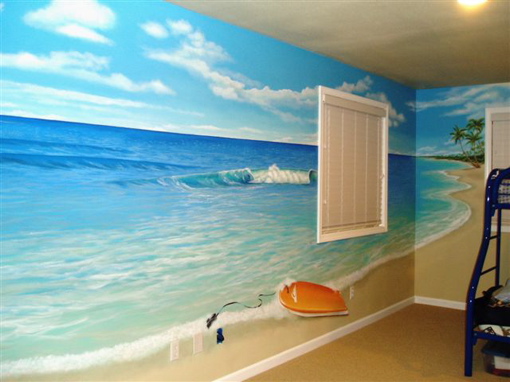 beach decor bedroom photo - 1