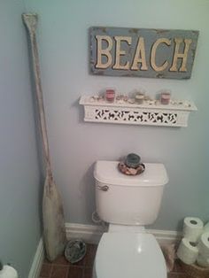 beach themed bathrooms photo - 1