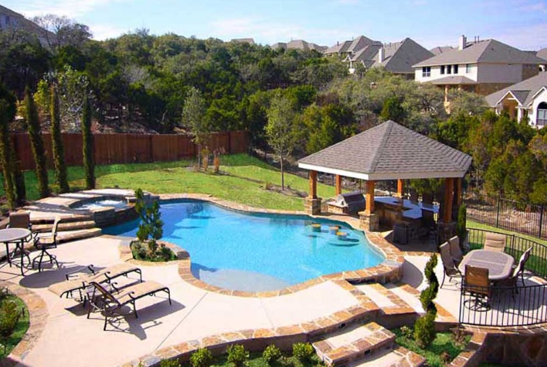 beautiful backyard pools photo - 2