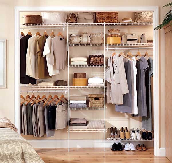 bedroom closet organizer systems photo - 1