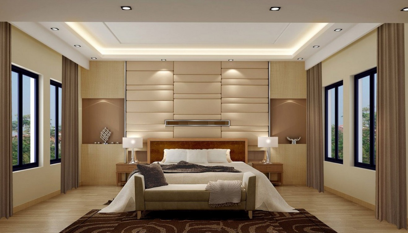 bedroom wall design ideas photo - 1