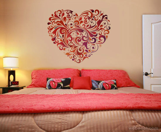 bedroom wall painting photo - 2