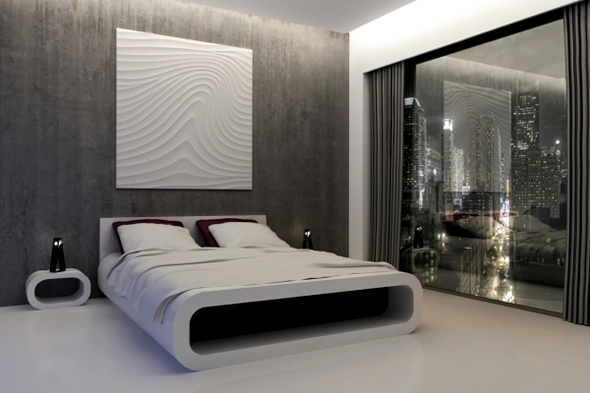 bedroom wall panels photo - 1