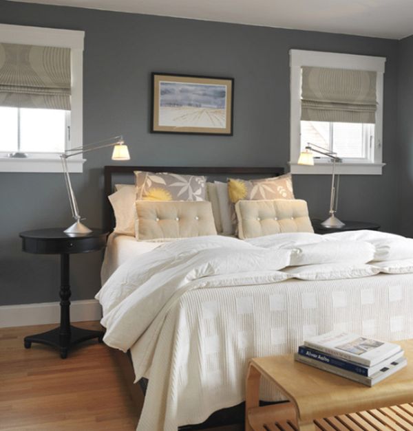 bedrooms with gray walls photo - 2