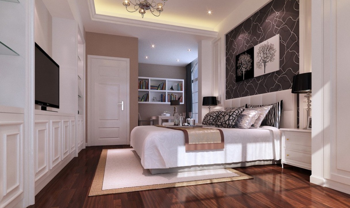 bedrooms with white walls photo - 1