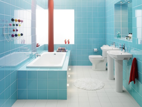 blue bathroom ideas photo - 1