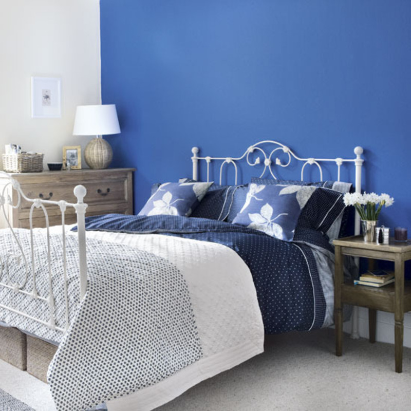 blue bedroom colors photo - 2