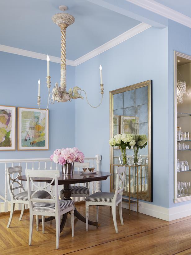 blue dining rooms photo - 1
