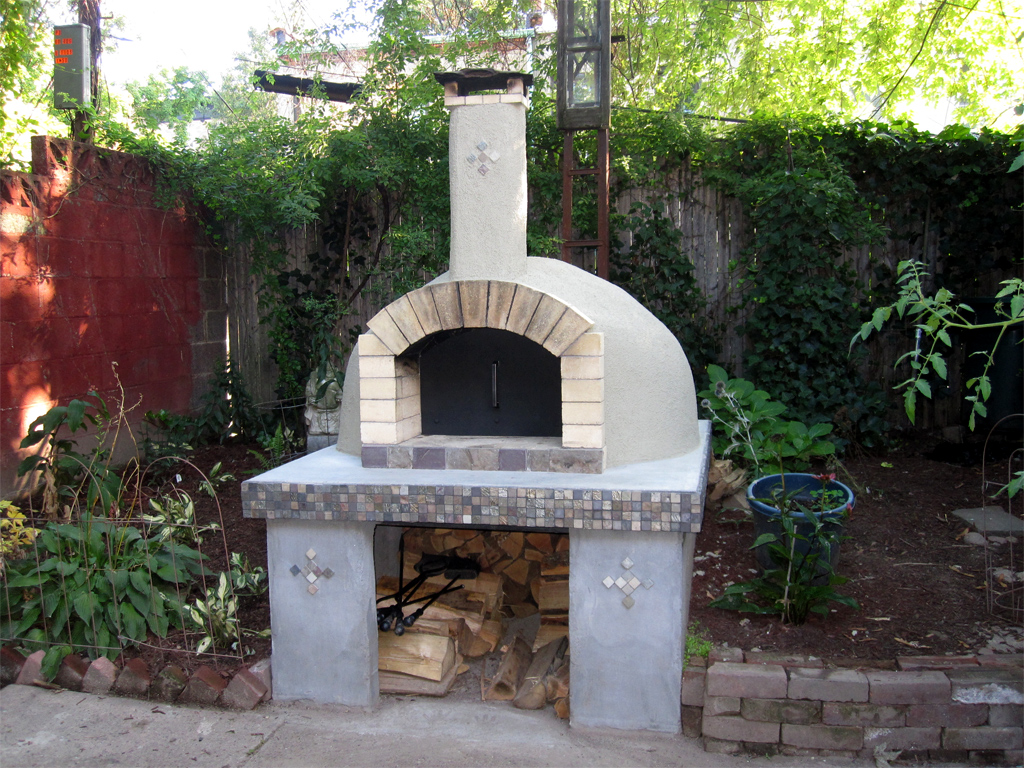 build a brick oven backyard photo - 2