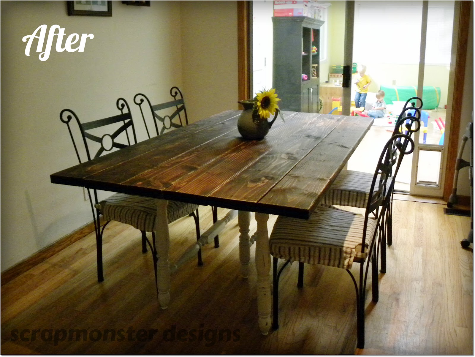 build a rustic dining table photo - 1