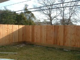 building a backyard fence photo - 1