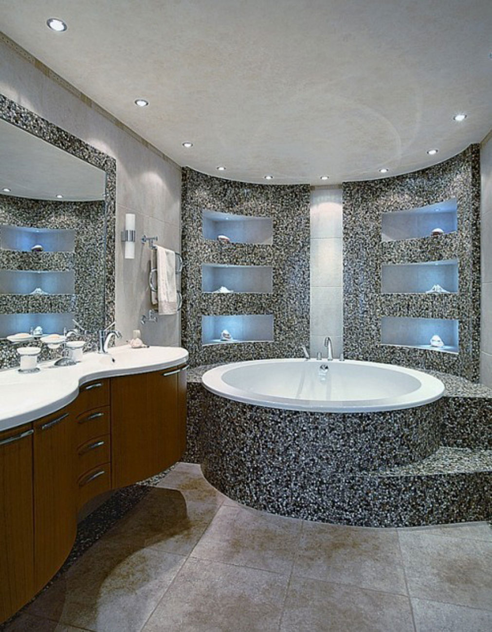 built in bathroom vanity photo - 1