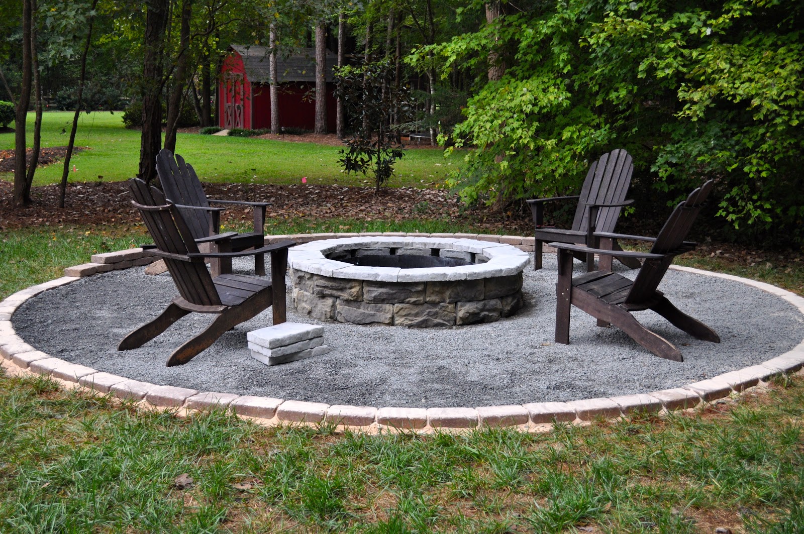 cheap backyard fire pit ideas photo - 1