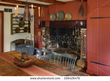 colonial dining room photo - 1