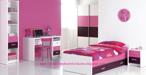 colored bedroom furniture photo - 1