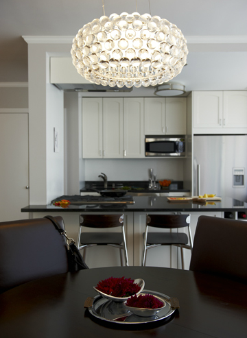 contemporary dining room chandelier photo - 2