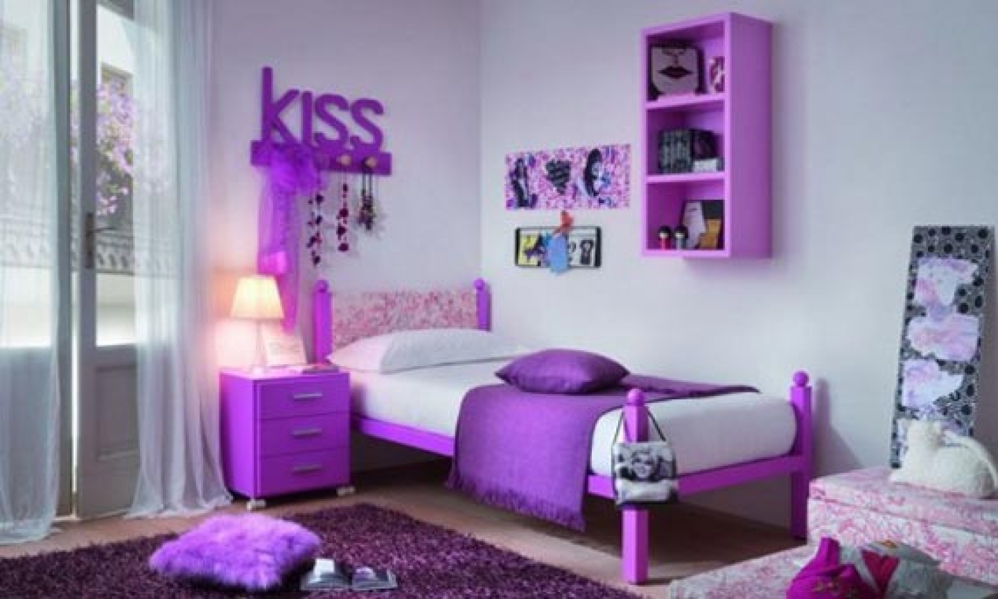 cool bedroom ideas for girls photo - 2