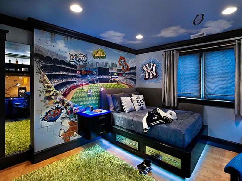 cool bedroom ideas for teenage guys photo - 1