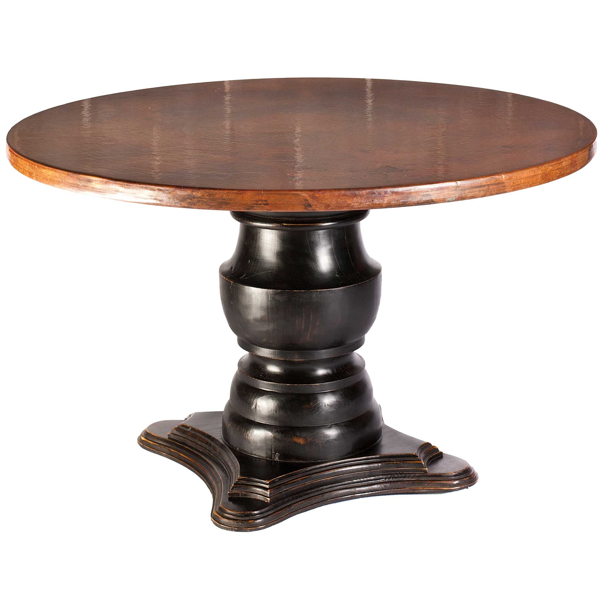 copper dining table photo - 1