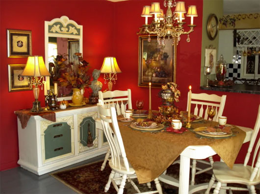 country style dining room photo - 2