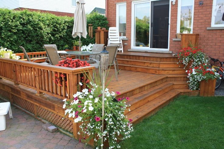 deck and patio ideas for small backyards photo - 1