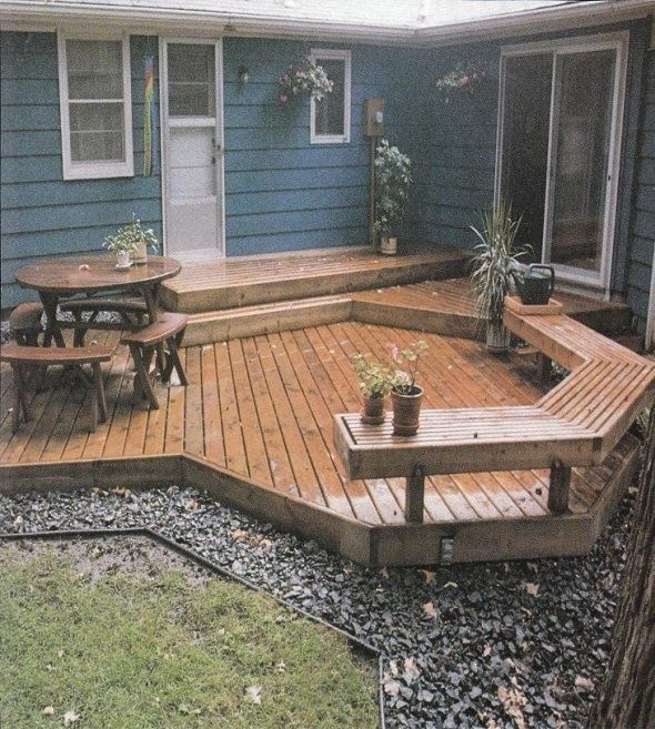 deck and patio ideas for small backyards photo - 2