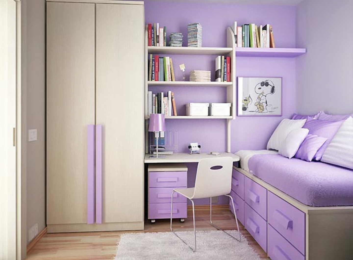 decorating ideas for teenage girl bedroom photo - 1