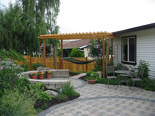 design backyard patio photo - 1