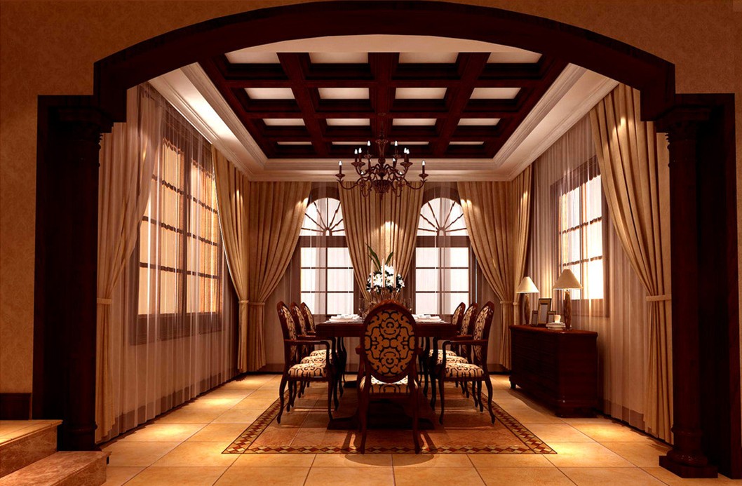 dining curtains photo - 2