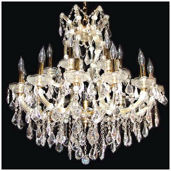 dining room crystal chandeliers photo - 2
