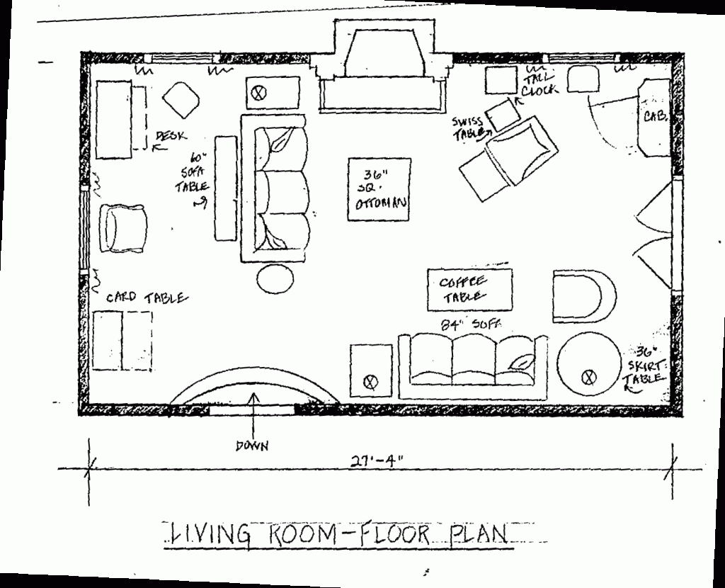 dining room floor plan photo - 2