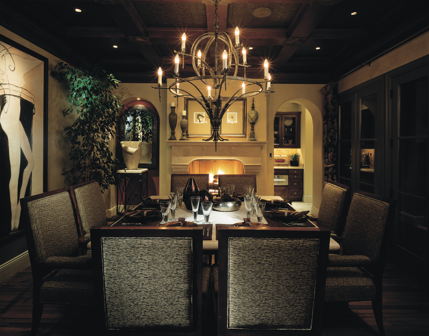 dining room lighting design photo - 1